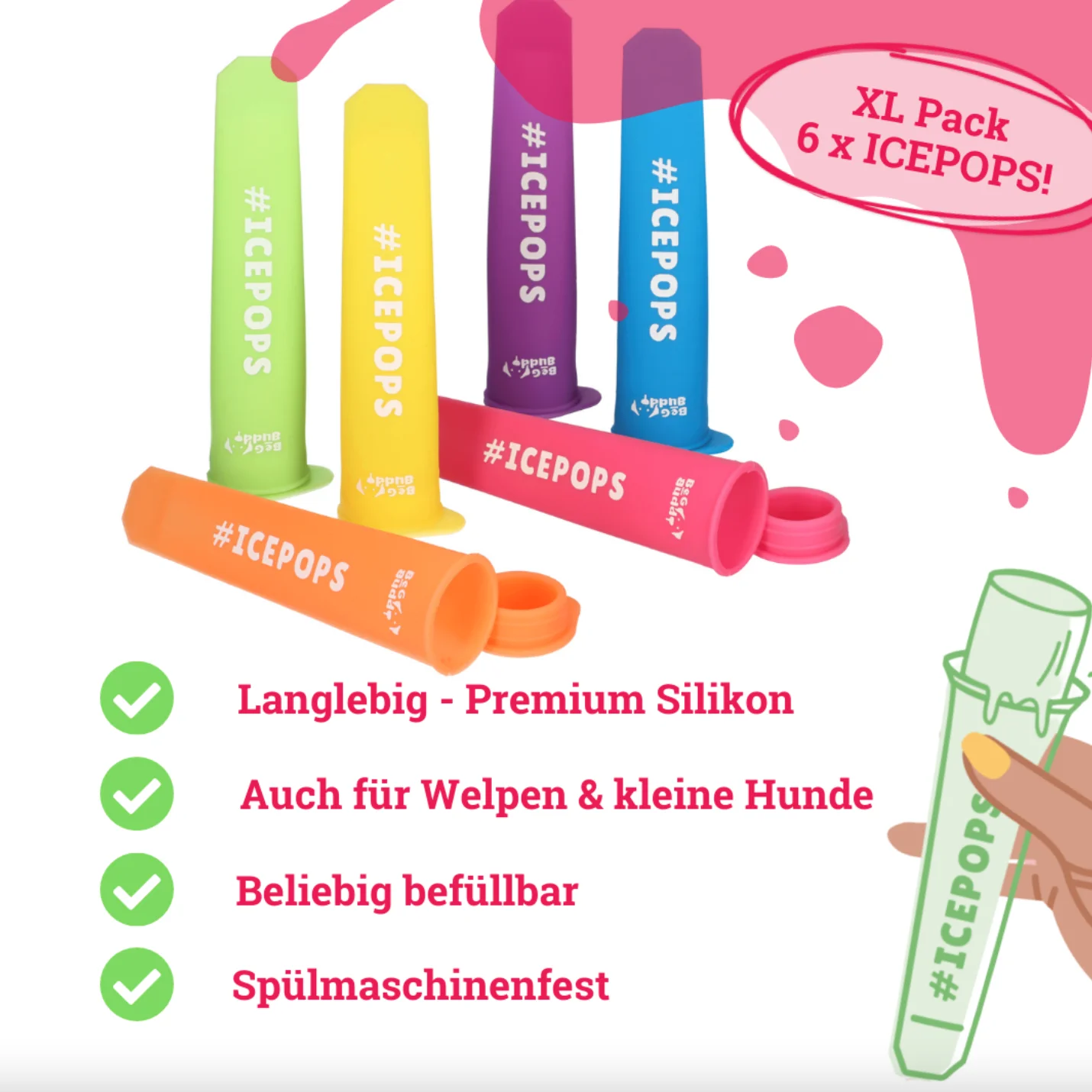 ICEPOPS für DIY Hundeeis – Bild 2