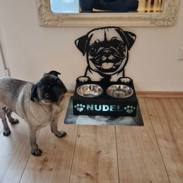 Futterbar und Garderobe Mops – Bild 3