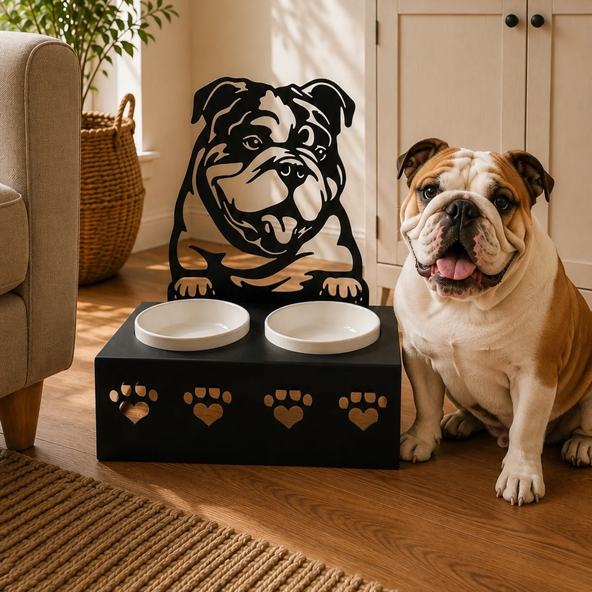 Futterbar Bulldogge