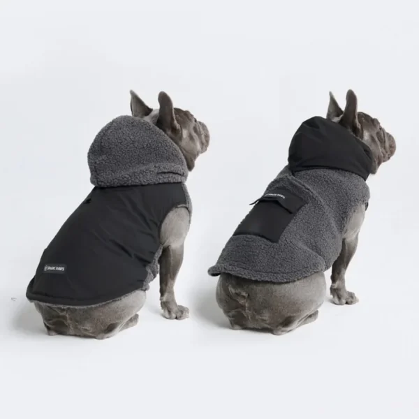 Wendejacke - Grau und Schwarz – Bild 6