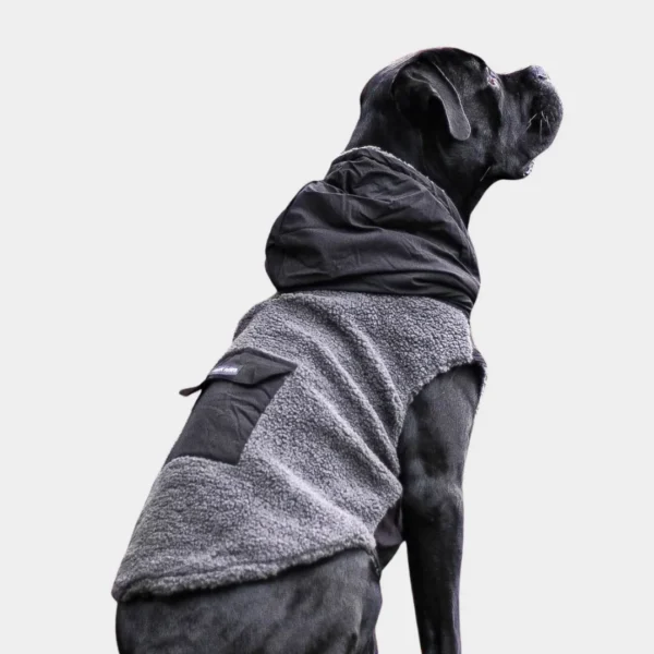 Wendejacke - Grau und Schwarz
