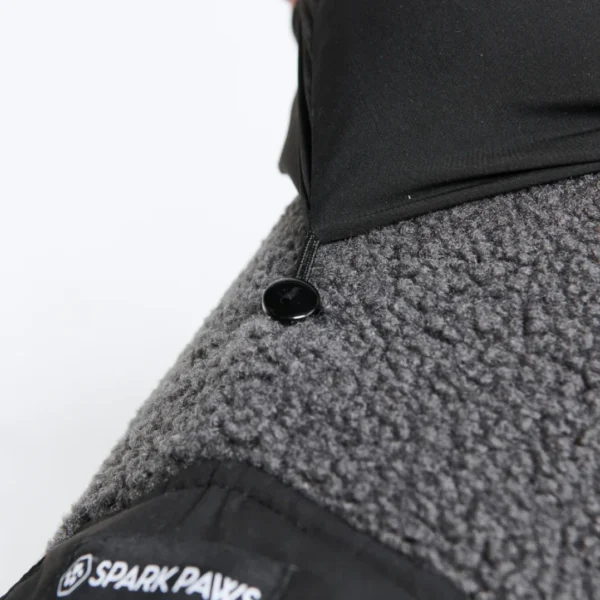 Wendejacke - Grau und Schwarz – Bild 2