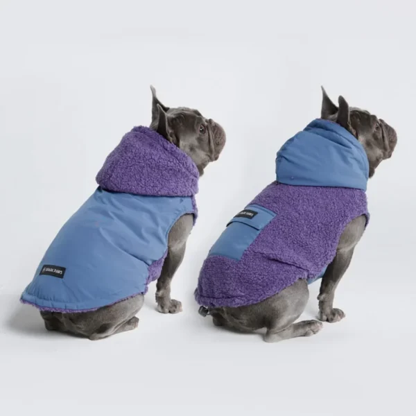 Wendejacke - Lila und Blau
