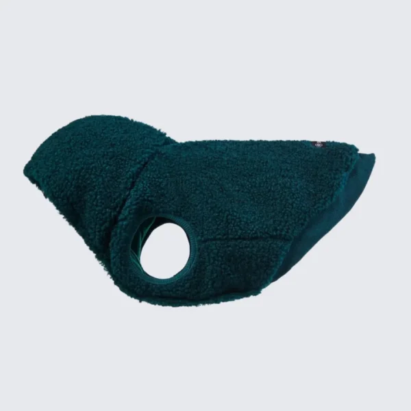 Teddy Sherpa Hundejacke - Tannengrün – Bild 4