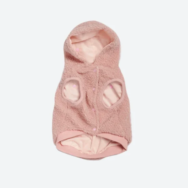 Teddy Sherpa Hundejacke - Rosa – Bild 2