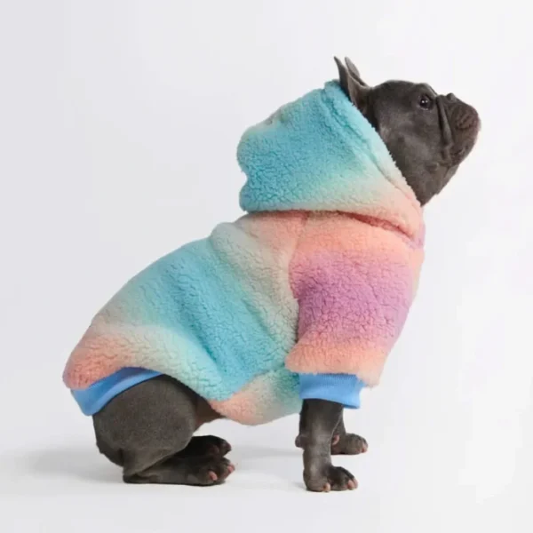 Fluffdreams™ Angst Beruhigung Hunde Hoodie - Pastell Zuckerguss – Bild 6