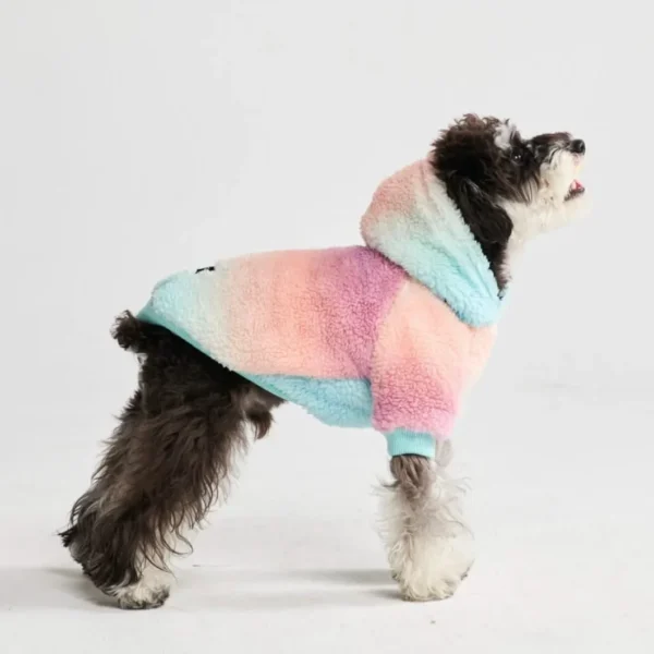 Fluffdreams™ Angst Beruhigung Hunde Hoodie - Pastell Zuckerguss – Bild 3
