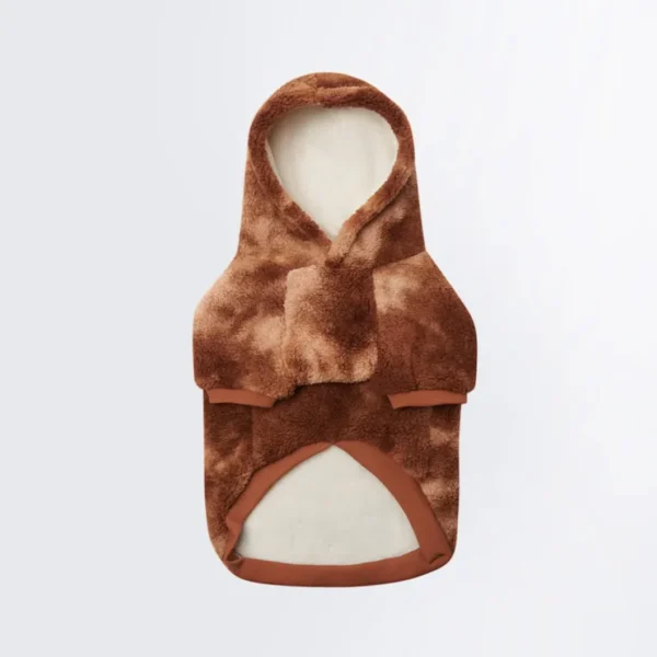 Fluffdreams™ Angst Beruhigung Hunde Hoodie - Mokka – Bild 4