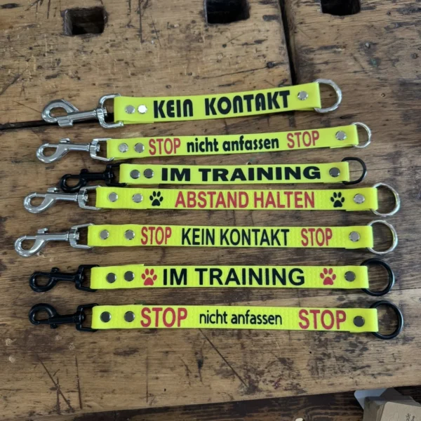 Leinen Adapter Warnsignal für Hunde